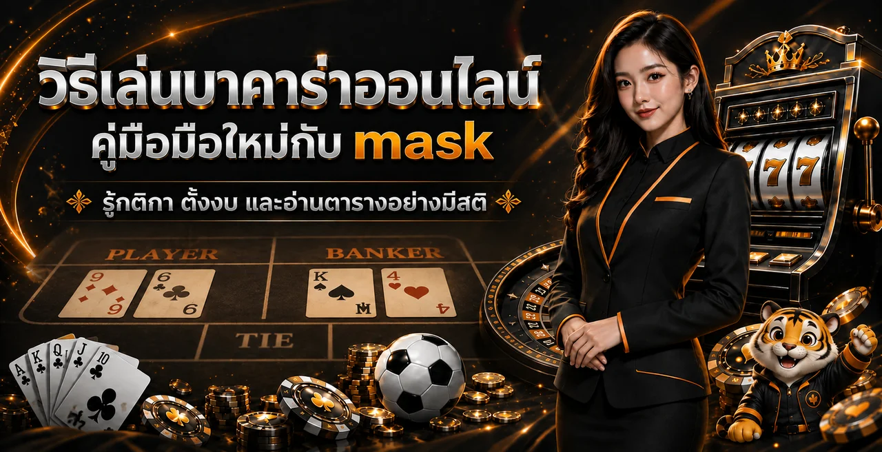 mask วิธีเล่นบาคาร่าออนไลน์สำหรับมือใหม่อย่างมีสติ